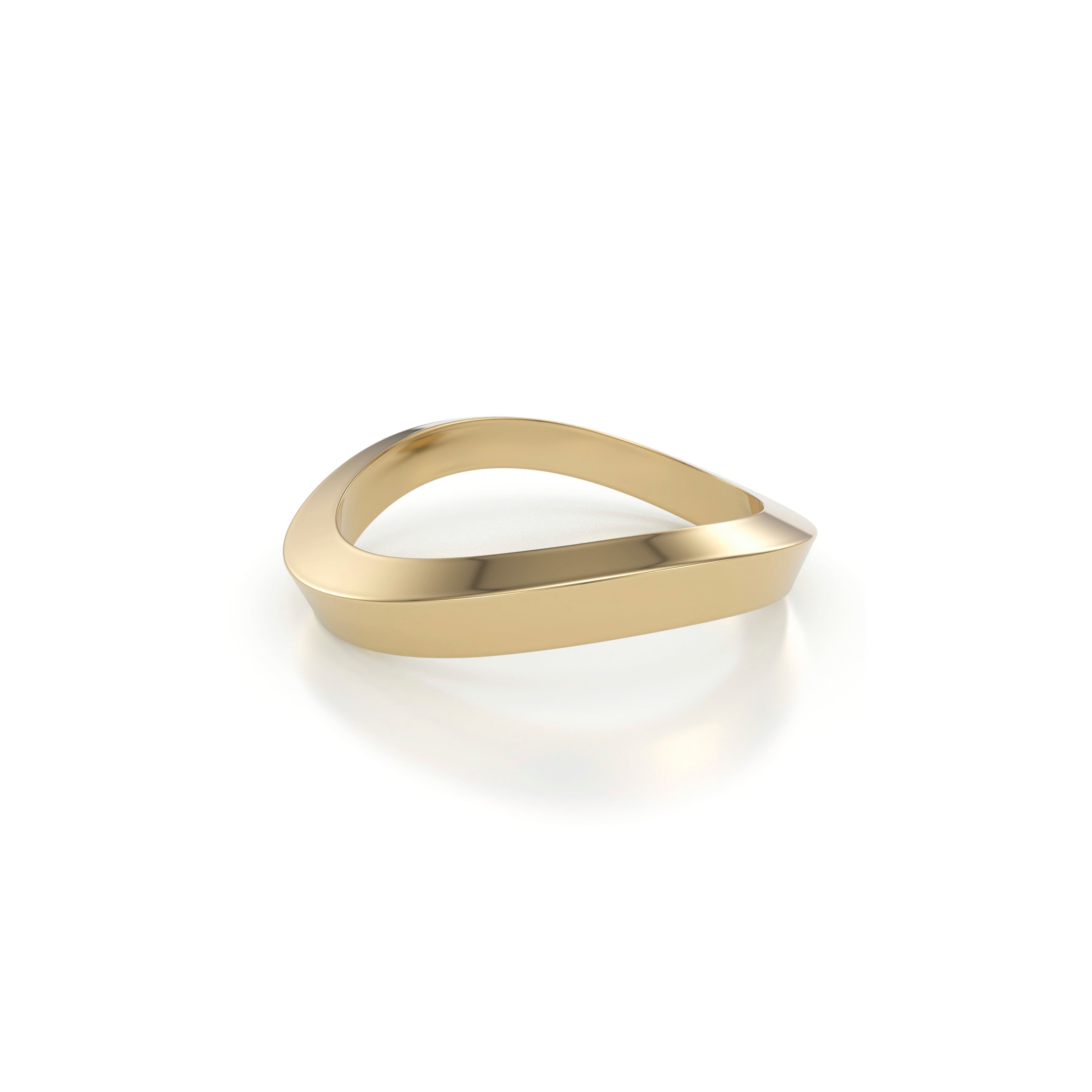 9ct gold wishbone on sale ring